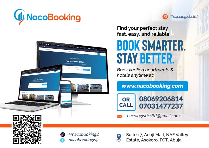 Beyond the nba agc: naco logistics offers daily hotel reservations, flight bookings & airport transfers to everyone