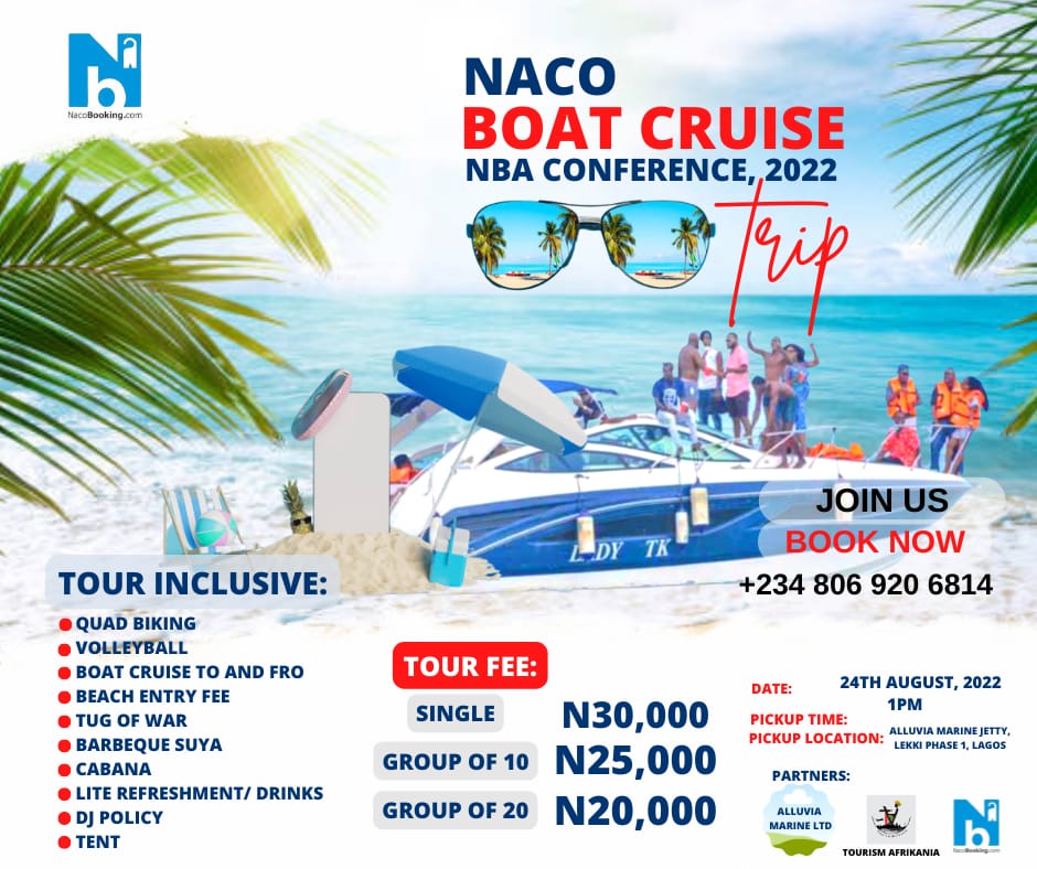 NBA- AGC: NACO LOGISTICS LTD UNVEILS BOAT CRUISE PACKAGES FOR LAWYERS