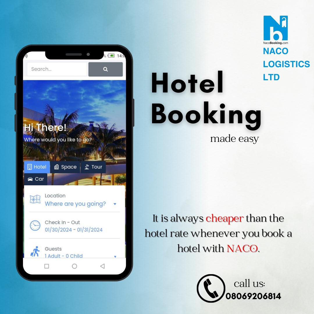 2024 Call To Bar: NACO Logistics LTD offers  discounted hotel accommodation to Candidates & attendees